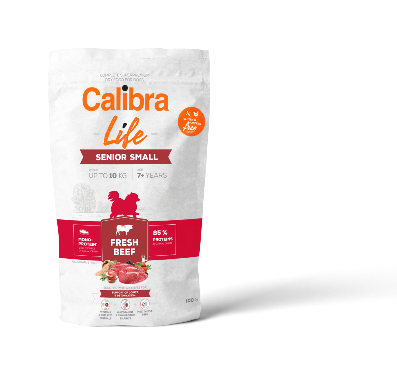 Calibra Dog Life Senior Small Fresh Beef 1,5kg