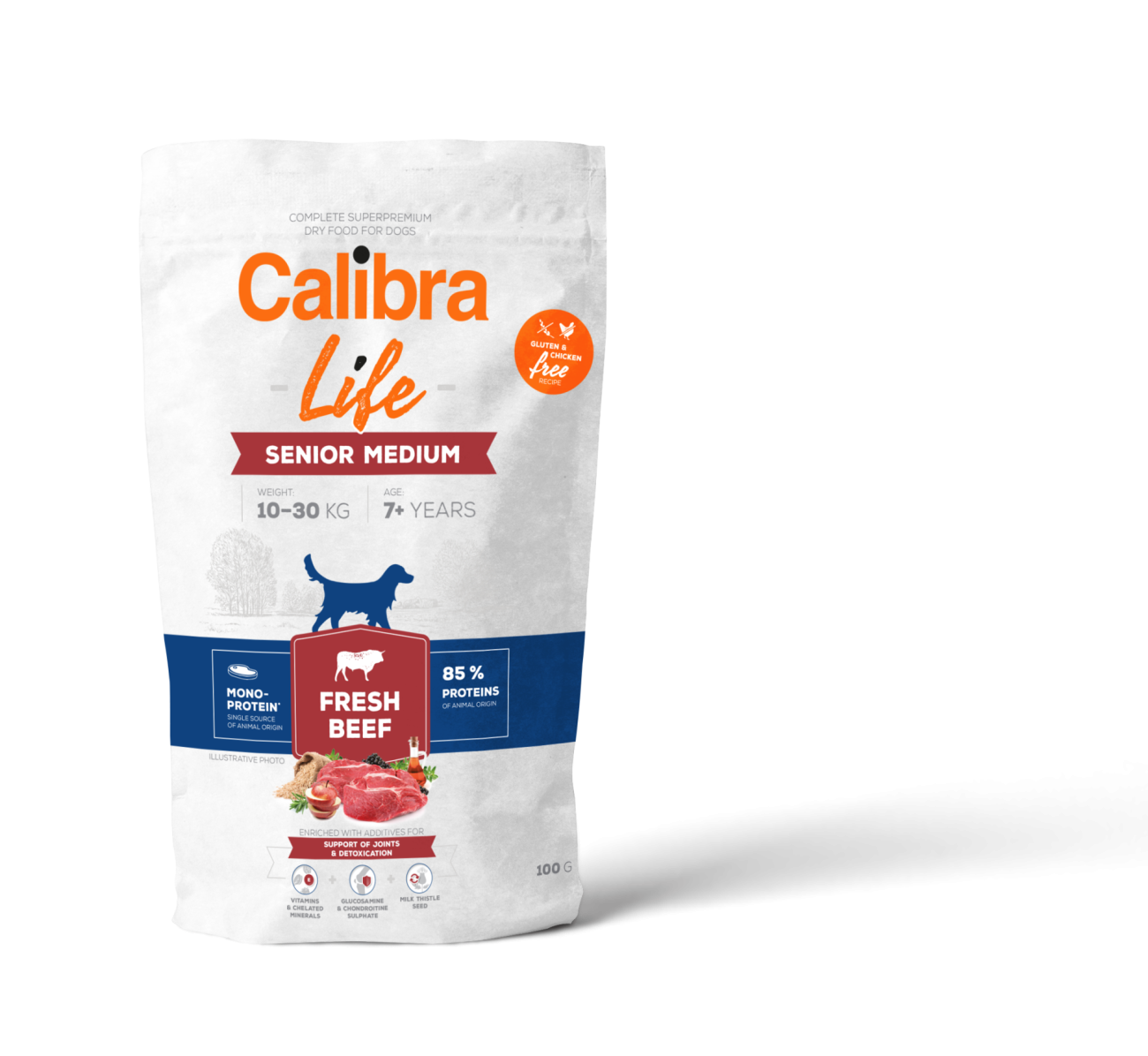 Calibra Dog Life Senior Medium Fresh Beef 12kg