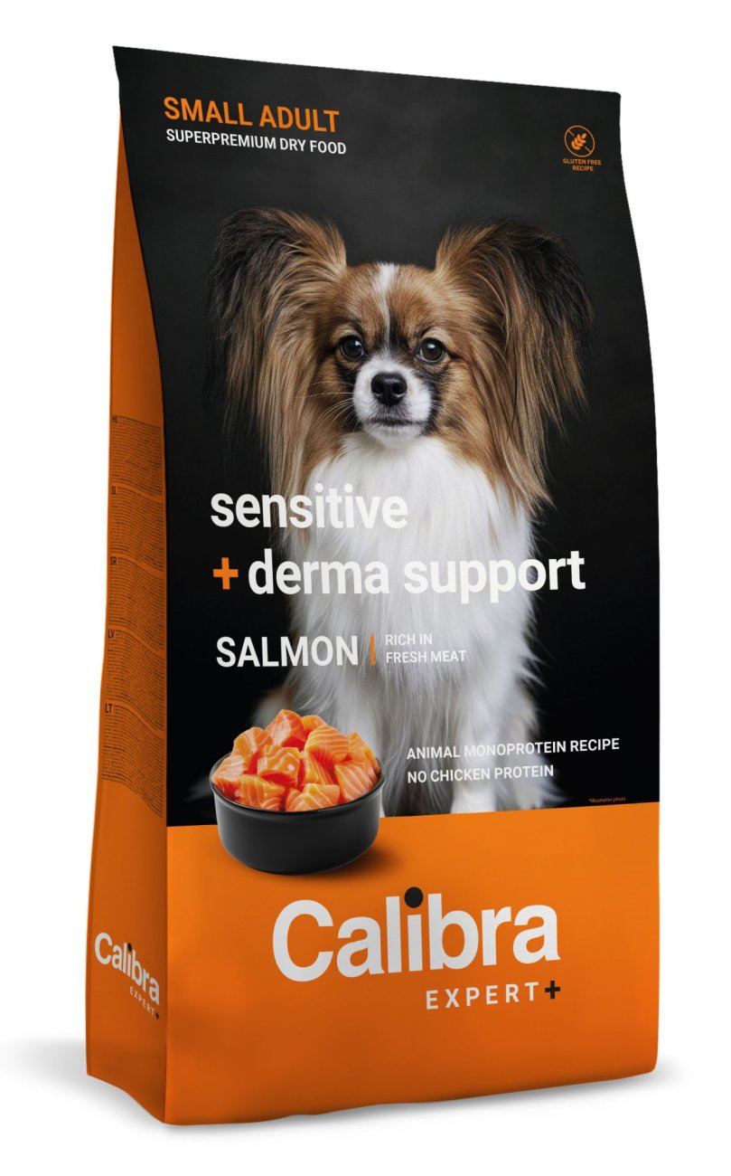 Calibra Dog EXPERT+ Adult Small Sensitive & Derma Support 6kg
