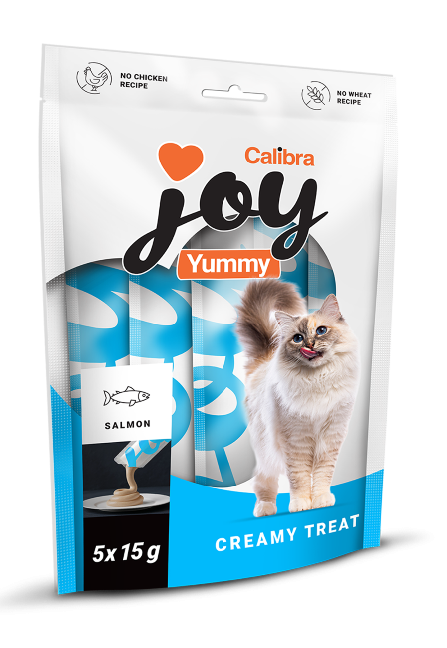 Calibra Joy Cat Yummy – Lachs Snackpaste 5x15 g