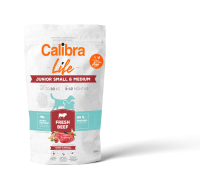 Calibra Dog Life Junior Small&Medium Fresh Beef 12kg